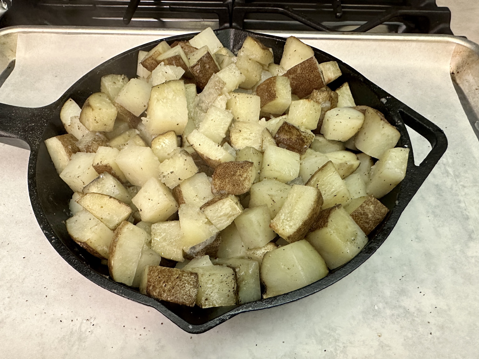 Loaded Baked Potato Skillet | Festival Foods Blog
